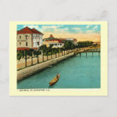 Zee Wall, St. Augustine,  in Florida Briefkaart (Voorkant)