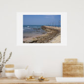 Zee wandwandelen, Rota Spanje Poster (Keuken)