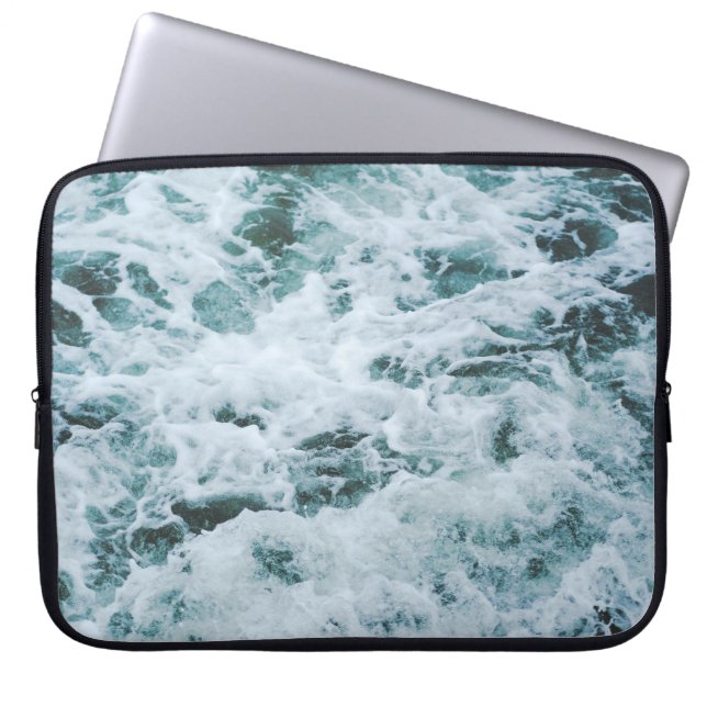 ZEE WATER OP FOCUS FOTOGRAFIE LAPTOP SLEEVE (Voorkant)