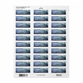 Zee waterlabels etiket (Full Sheet)