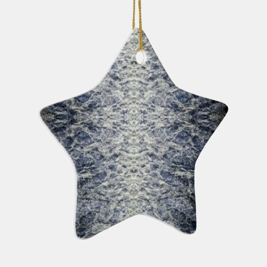 Zee waterpatroon keramisch ornament (Rechts)