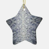 Zee waterpatroon keramisch ornament (Links)