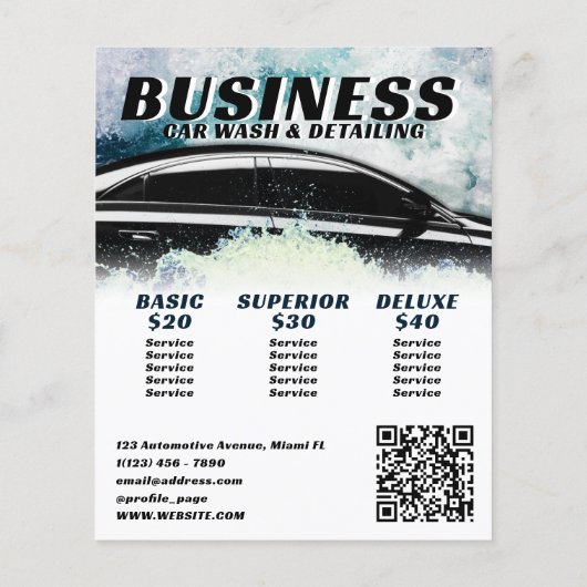 Zee waterspatauto flyer (Achterkant)