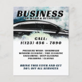 Zee waterspatauto flyer (Voorkant)