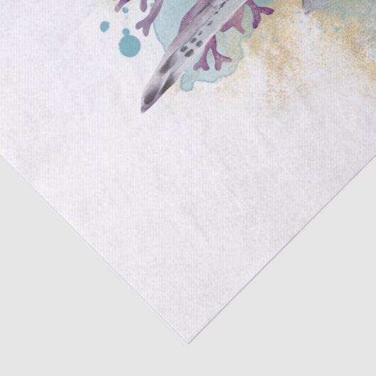 Zee Waterverf papier voor schildpad (Detail)