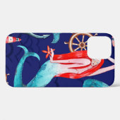 zee waterverf patroon Case-Mate iPhone case (Achterkant (horizontaal))