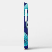 zee waterverf patroon Case-Mate iPhone case (Achterkant / Links)
