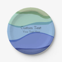 Zee Wave Ocean Design Aangepaste tekst