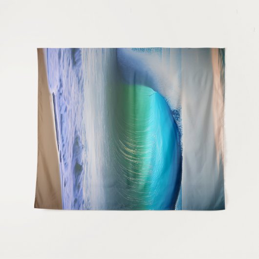 Zee Waves in de oceaan Wandkleed (Voorkant (horizontaal))