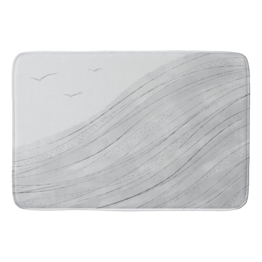 Zee Waves Kitchen Towel Placemat Badmat (Voorkant)