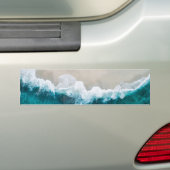 Zee Waves - Maldiven Shore Bumpersticker (Op auto)