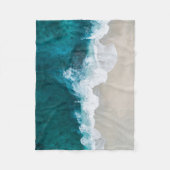 Zee Waves - Maldiven Shore Fleece Deken (Voorkant)