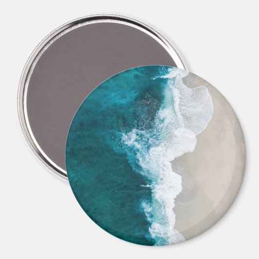 Zee Waves - Maldiven Shore Magneet (Voorkant / Achterkant)