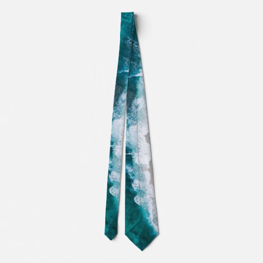 Zee Waves - Maldiven Shore Stropdas (Achterkant)