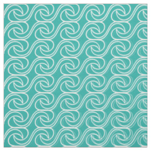 Zee Waves Patroon Stof