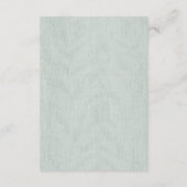 Zee Waves Sand Beach Advice for Mum Baby shower Informatiekaartje (Achterkant)