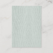 Zee Waves Sand Beach Diaper Raffle Baby shower Informatiekaartje (Achterkant)