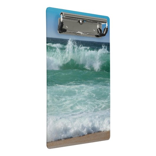 Zee Waves Seascape Beach Seaside Trendy Sjabloon Mini Klembord (Schuin)