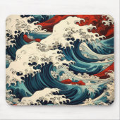 Zee Waves Ukiyo-e Muismat (Voorkant)