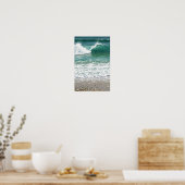 Zee Waves Wall Art Poster (Keuken)