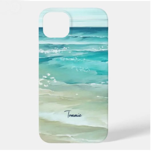 Zee Waves Waterverf Tropische Oceaan Case-Mate iPhone Case