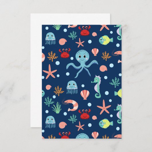 Zee wereld (Voorkant / Achterkant)