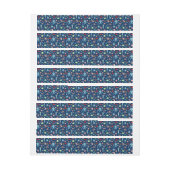 Zee wereld adreslabel wikkel (Vel)