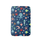 Zee wereld badmat (Voorkant Verticaal)