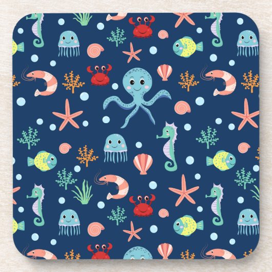 Zee wereld bier onderzetter (Voorkant)