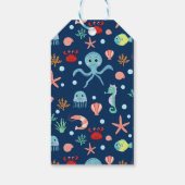 Zee wereld cadeaulabel (Achterkant)