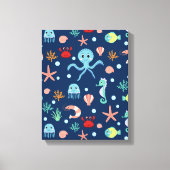 Zee wereld canvas afdruk (Voorkant)