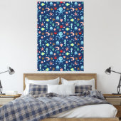Zee wereld canvas afdruk (Insitu (Slaapkamer))