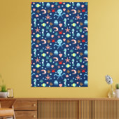 Zee wereld canvas afdruk (Insitu (Woonkamer))