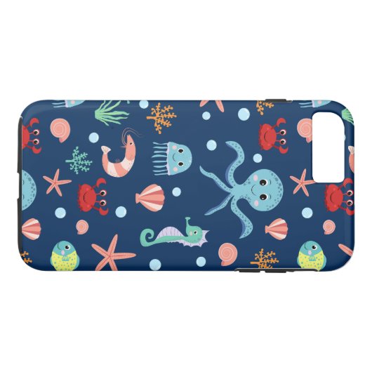 Zee wereld Case-Mate iPhone case (Achterkant (Horizontaal))
