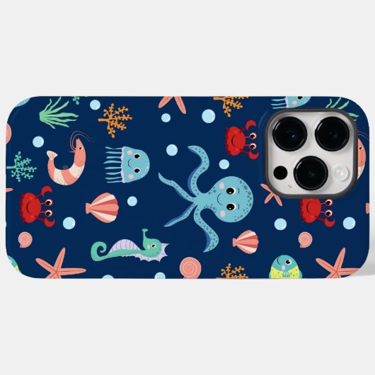 Zee wereld Case-Mate iPhone case (Achterkant (horizontaal))