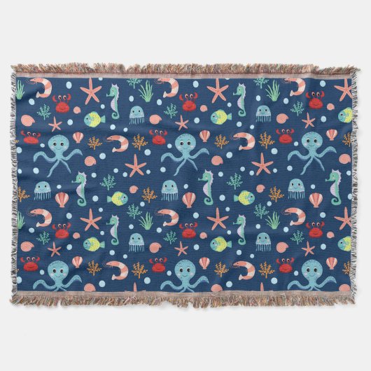 Zee wereld deken (Voorkant)