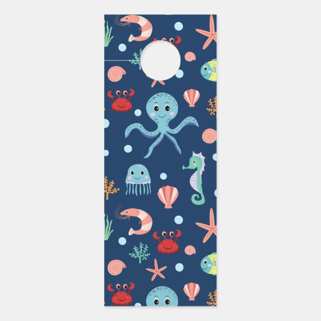 Zee wereld deurhanger (Voorkant)