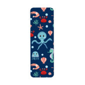 Zee wereld etiket (Voorkant)