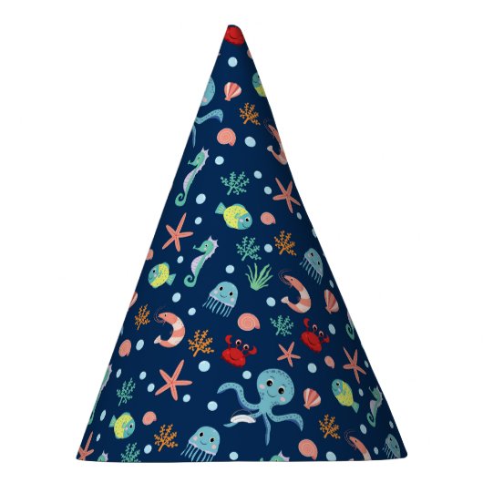 Zee wereld feesthoedjes (Rechts)