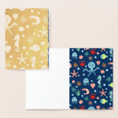 Zee wereld folie kaarten (Display)