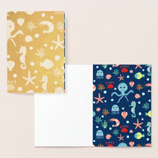 Zee wereld folie kaarten (Display)