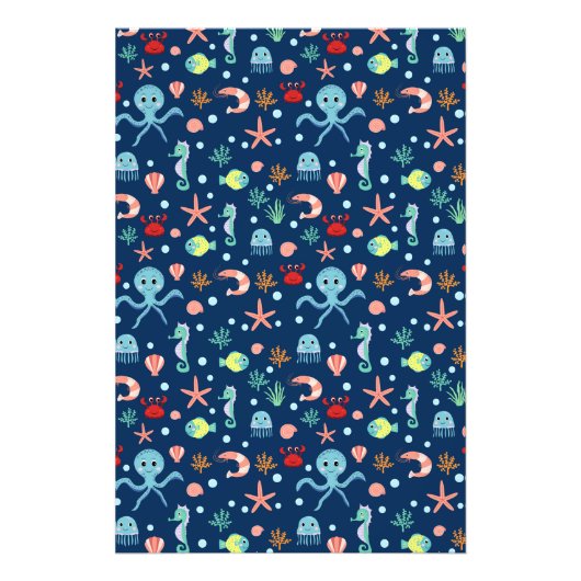 Zee wereld foto afdruk (Voorkant)