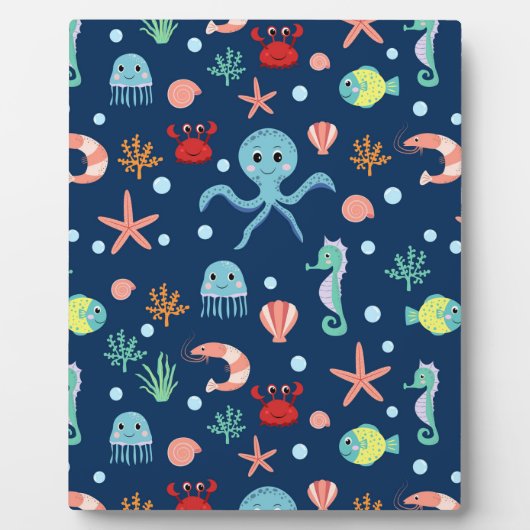 Zee wereld fotoplaat (Voorkant)