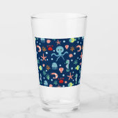 Zee wereld glas (Voorkant)