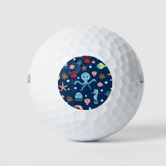 Zee wereld golfballen (Voorkant)