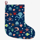 Zee wereld grote kerstsok (Voorkant)