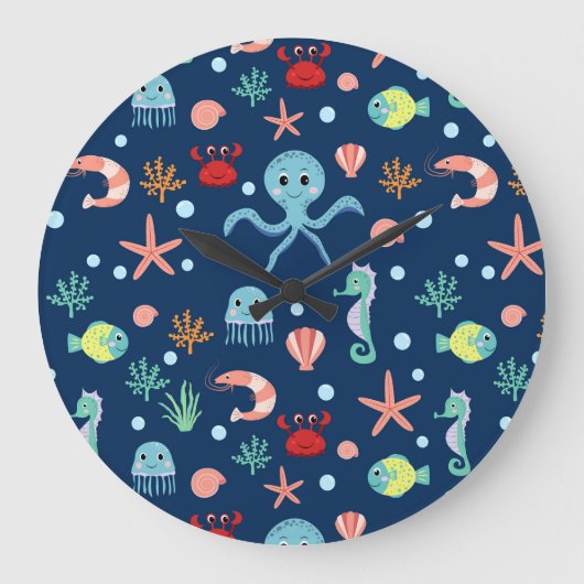 Zee wereld grote klok (Voorkant)