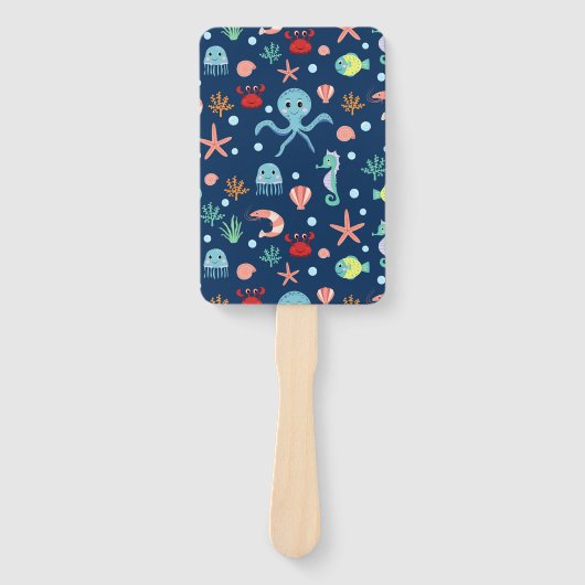 Zee wereld handwaaier (Voorkant)