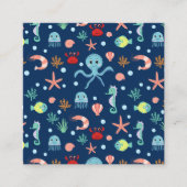 Zee wereld informatiekaartje (Voorkant)