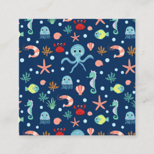 Zee wereld informatiekaartje